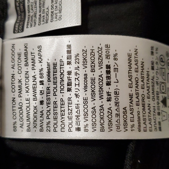 Levi's 724 black high rise straight leg jeans - Picture 11 of 14